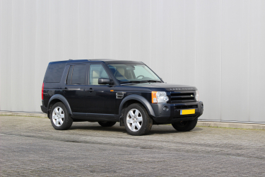 Land Rover Discovery grijs kenteken ombouw