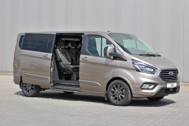 Ford Tourneo Custom Grijs ombouw naar dubbel cabine