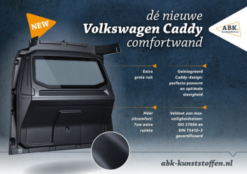 Comfort scheidingswand nieuwe Volkswagen Caddy