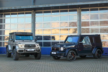 G63 AMG 4x4 en Brabus G800 grijskenteken ombouw
